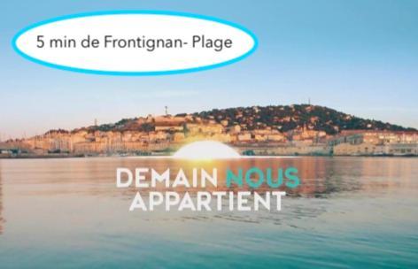 La Perle Bleue, 100 M De La Plage, Parking, Wifi Frontignan Exterior foto